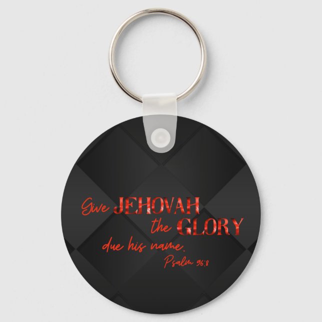 Porte-clés JW Porte - clé pour Frères 2025 Année Texte (Recto)