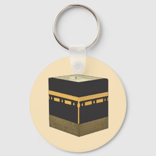 Porte-clés Kaaba - Anglais - Chaîne d'eau - Kaabah Hand Draw