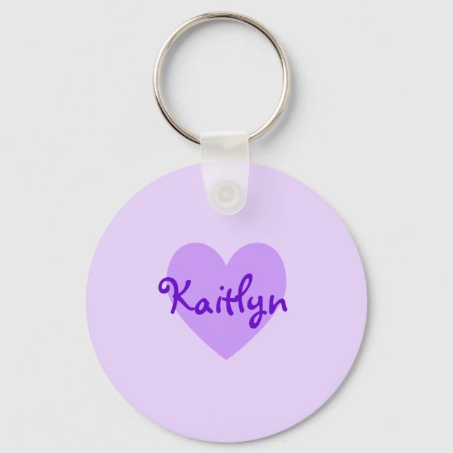 Porte-clés Kaitlyn en violet (Recto)