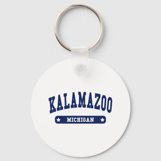 Porte-clés Kalamazoo Michigan College Style tee - shirt (Recto)