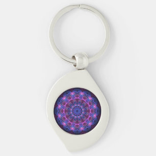 Porte-clés Kaleidoscope Apophyse Coeurs Mandala