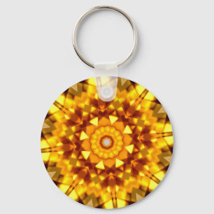 Porte-clés Kaléidoscope citrin