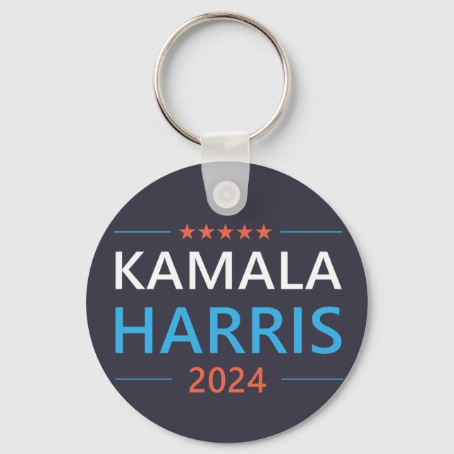 Porte-clés Kamala Harris 2024 pour le président (Recto)