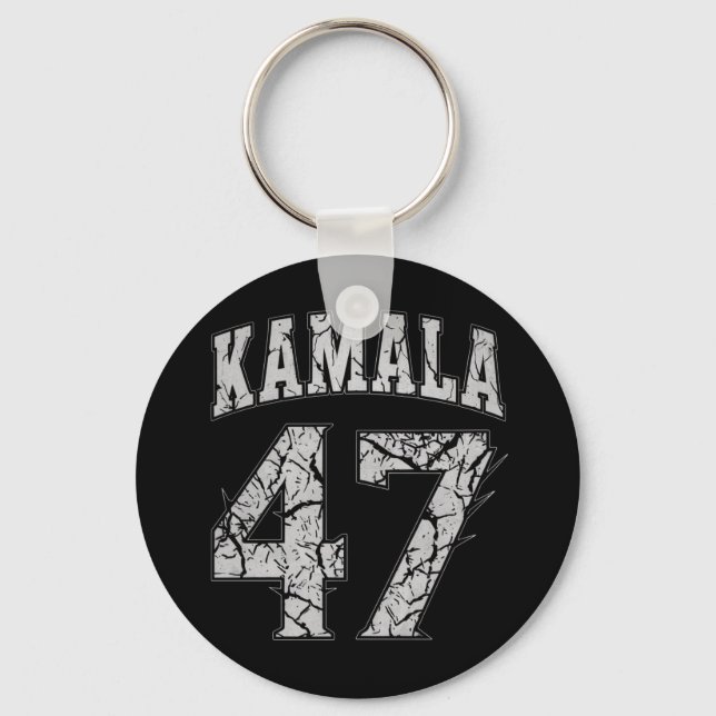 Porte-clés Kamala Harris 47 e Président USA Amérique 2024 (Recto)