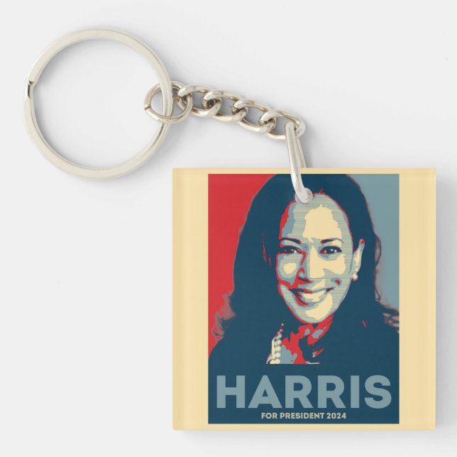Porte-clés Kamala Harris pour le président 2024 - Hope (Devant)