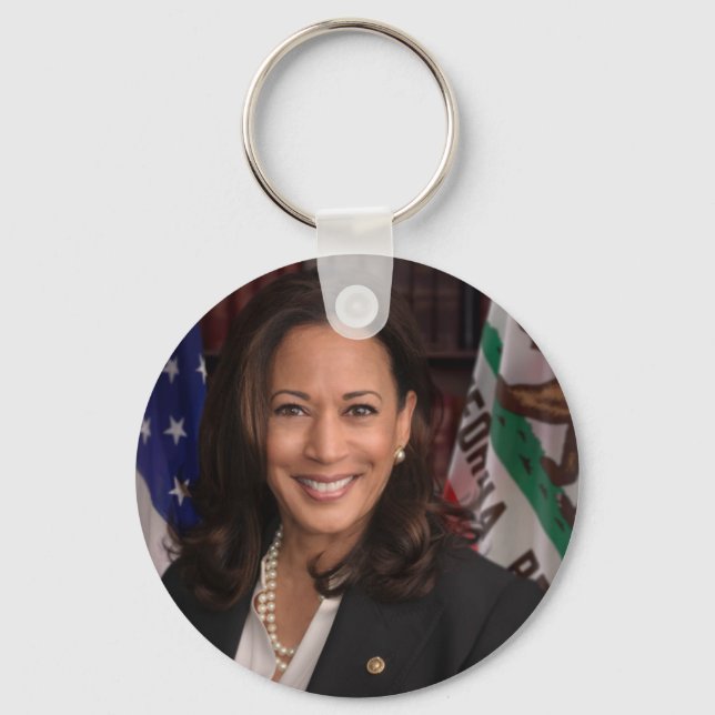 Porte-clés Kamala Harris Vice-président américain, Biden 2024 (Recto)