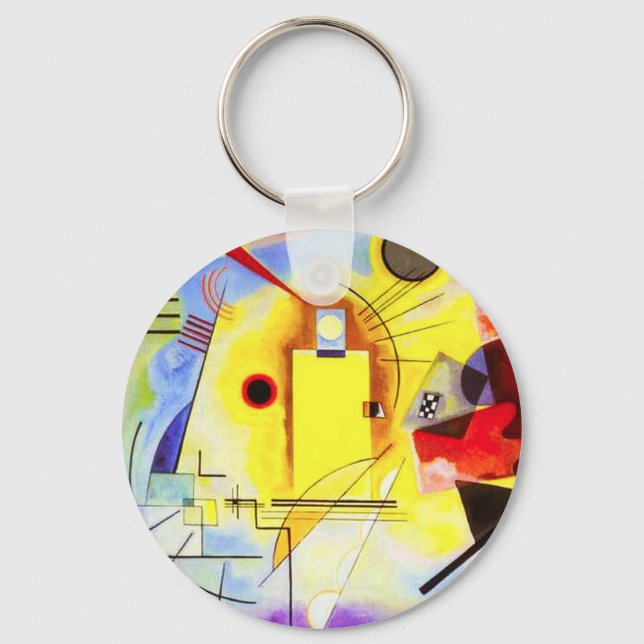 Porte-clés Kandinsky jaune Porte - clé bleu (Recto)