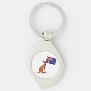 Porte-clés kangourou drapeau australie