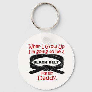 Porte-clés KARATE Black Belt Like My Daddy 1