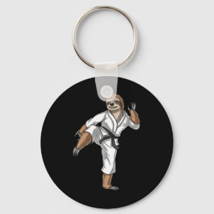 Porte-clés Karate de paresseux Kickboxing Taekwondo Muay Thai