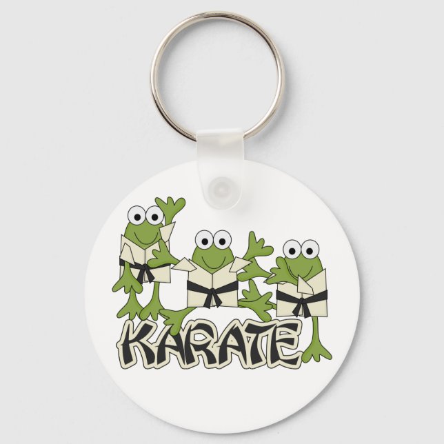 Porte-clés Karate Frogs Tshirts et cadeaux (Recto)