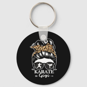 Porte-clés Karate Gigi Chignon Décoiffé Drôle Karatéka Gi