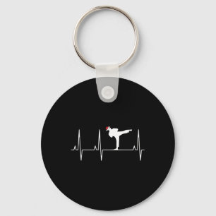 Porte-clés Karate Heart Beat Christmas Pyjama Arts Martiaux M