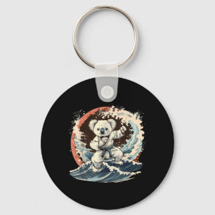 Porte-clés Karate Koala Animal MMA Taekwondo Arts Martiaux