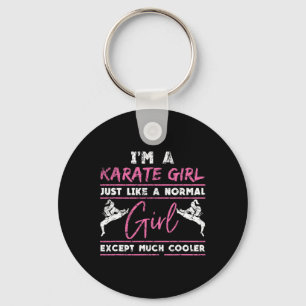 Porte-clés Karate Lover Athlete Femmes Cadeau Karate