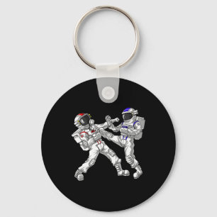 Porte-clés Karaté Muay Thai Astronaute Arts Martiaux Kickboxi