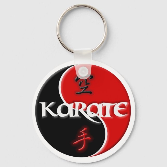 Porte-clés Karate Yin Yang Porte - clé (Recto)