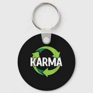 Porte-clés Karma Destin Méditation Recyclage Environnemental