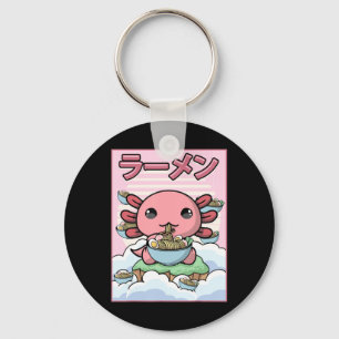 Porte-clés Kawaii Anime Axolotl Ramen Noodle Femmes garçons G