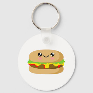 Porte-clés Kawaii Burger