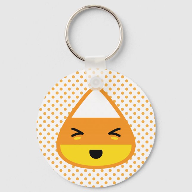 Porte-clés Kawaii Candy Corn Porte - clé (Recto)