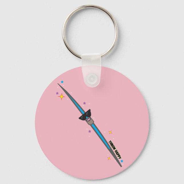 Porte-clés Kawaii Javelin Thrower Cadeau Porte - clé (Recto)