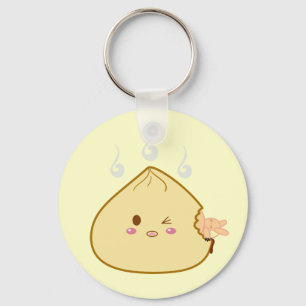 Porte-clés Kawaii "SioPao" Meatbun Attaque