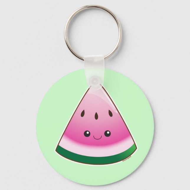 Porte-clés Kawaii Watermelon (Recto)
