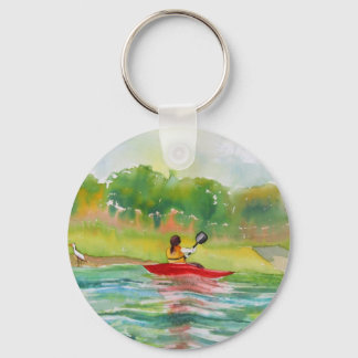 Porte-clés Kayaker Porte - clé pour Kayak Lover