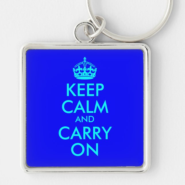 Porte-clés Keep Calm and Carry On (Devant)