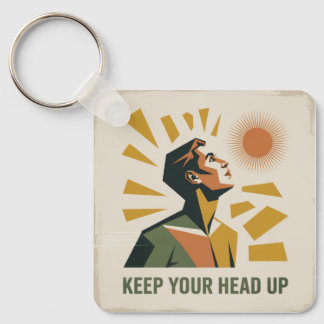Porte-clés Keep Your Head Up