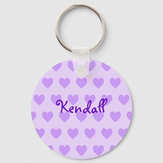 Porte-clés Kendall en violet (Recto)