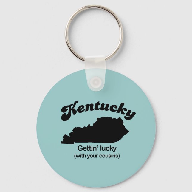 Porte-clés Kentucky Motto - Gettin Lucky (Recto)