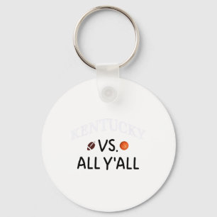 Porte-clés Kentucky Vs. All Y'all Footall Sketll