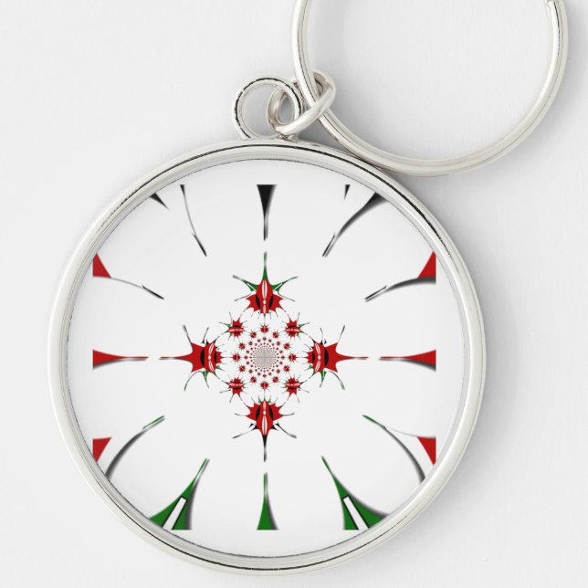 Porte-clés Kenya HAKUNA MATATA RED GREEN design (Devant)