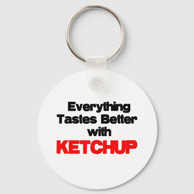 PORTE-CLÉS KETCHUP LOVER (Recto)