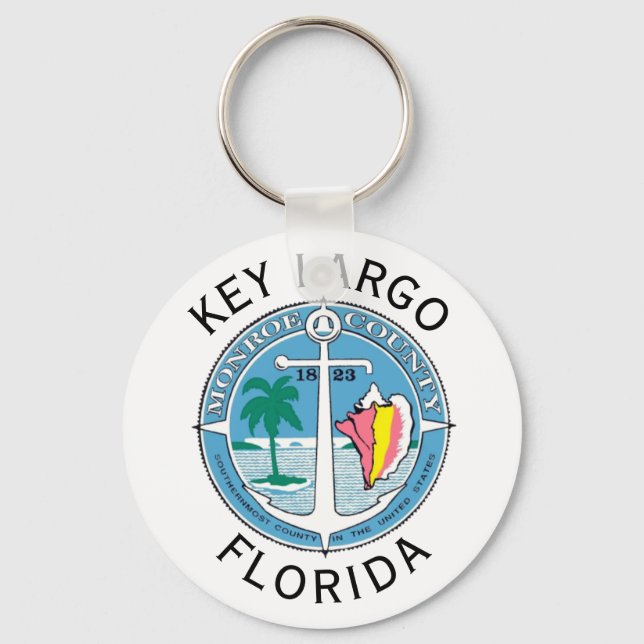 Porte-clés Key Largo - Florida Keys (Recto)
