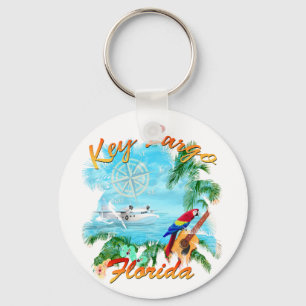 Porte-clés Key Largo Florida Trop Rock