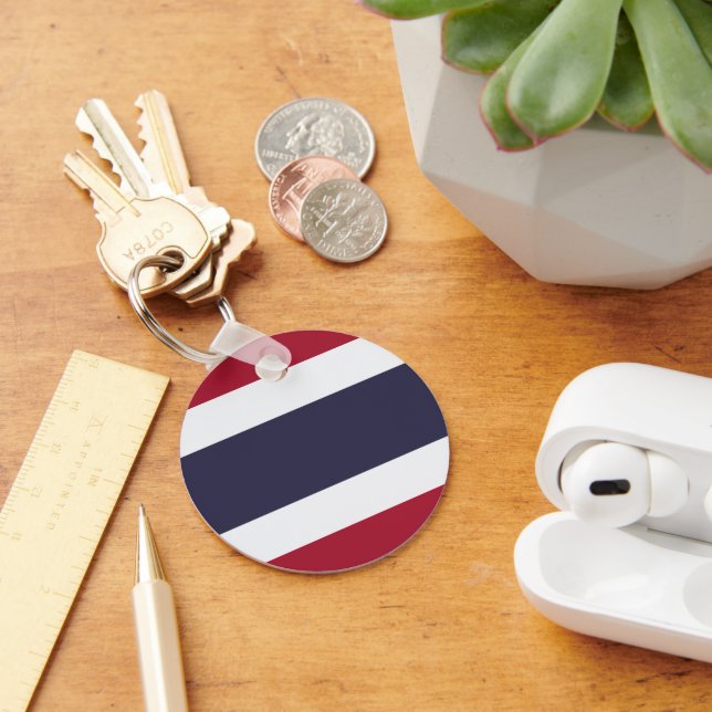 Porte-clés Keychain with Flag of Thailand (Bureau)