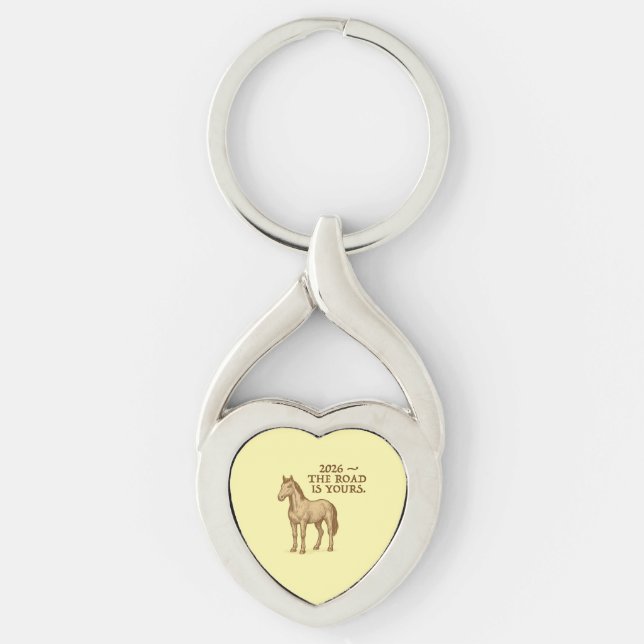 Porte-clés Keychain with horse (Devant)