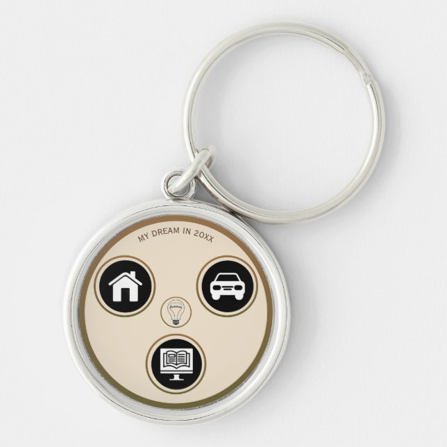 Porte-clés Keys to Dreams – A Personal Meaning Keychain (Devant)