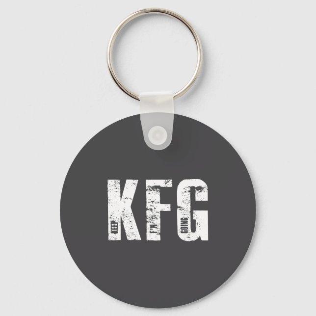 Porte-clés Kfg Keep F'n Going Military Style  (Recto)