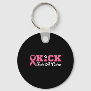 Porte-clés Kick For A Cure Soccer Cancer Du Sein Sensibilisat