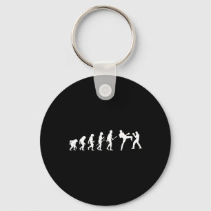 Porte-clés Kick Mma Kickboxing Boxeur Boxe Évolution Humaine 
