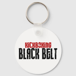 Porte-clés Kickboxing Black Belt Karate