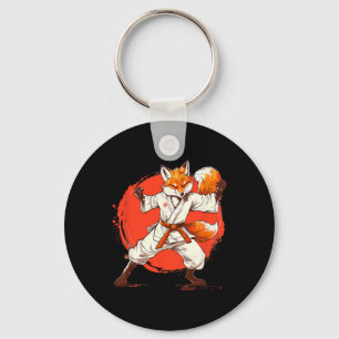 Porte-clés Kickboxing Fox Taekwondo Karaté Mma Drôle Arts Mar
