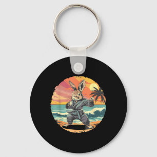 Porte-clés Kickboxing Lapin Karaté Taekwondo Jiu-Jitsu MMA