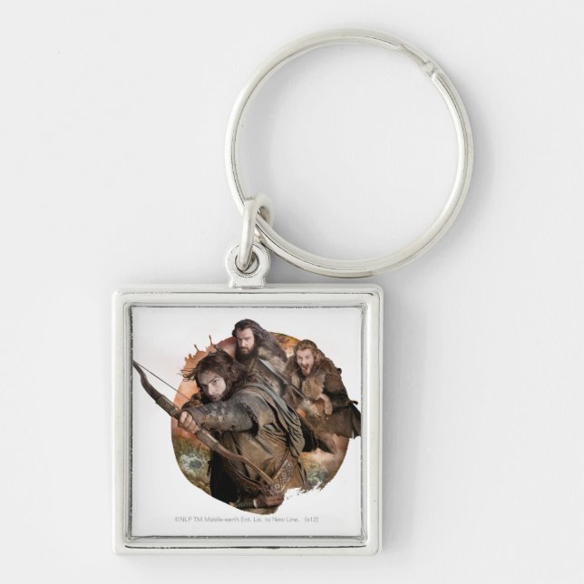 Porte-clés Kili, THORIN OAKENSHIELD™ et Fili (Devant)