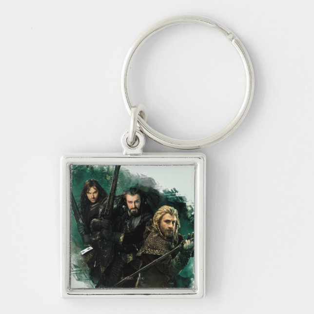 Porte-clés Kili, THORIN OAKENSHIELD™, & Fili Graphic (Devant)
