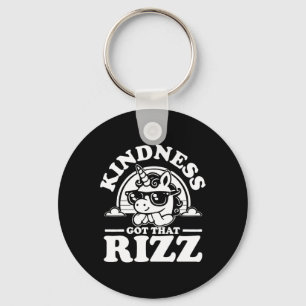 Porte-clés Kindness Anti Bulbing Week Unicorn A Reçu Rizz Sti